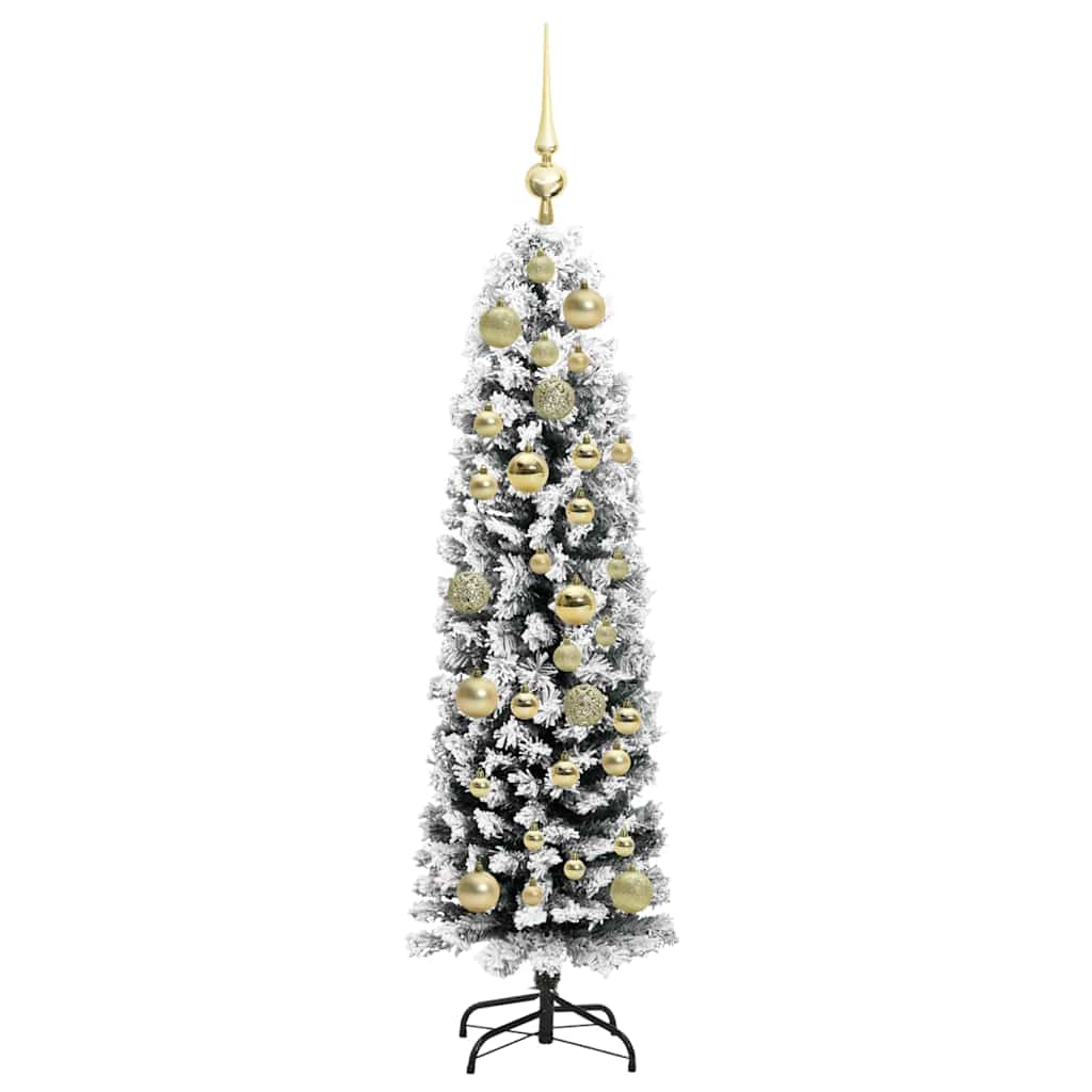 Künstlicher Weihnachtsbaum mit 150 LEDs mit Ständer Grün 120 cm