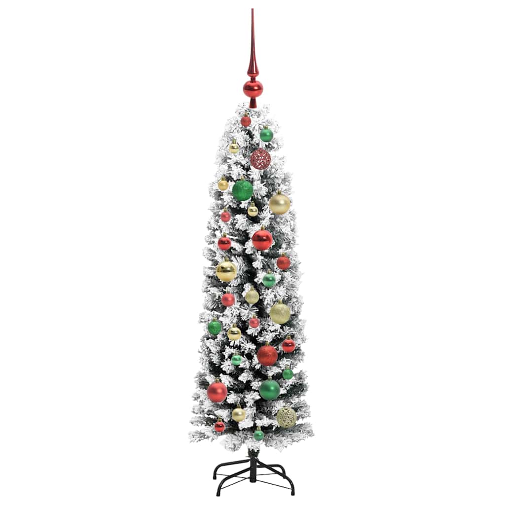 Künstlicher Weihnachtsbaum mit 150 LEDs mit Ständer Grün 120 cm