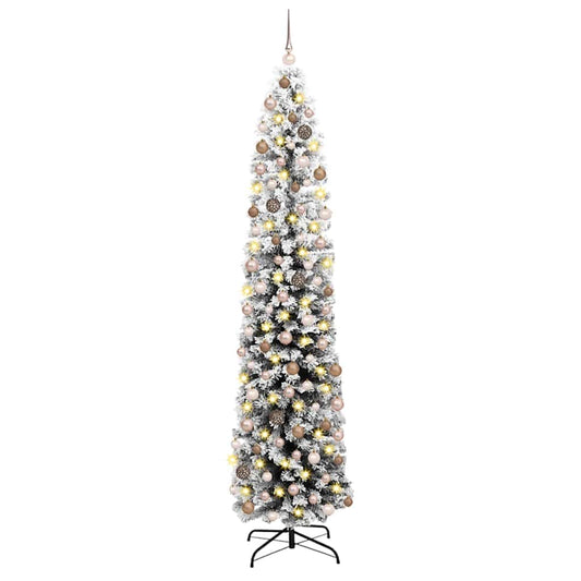 Künstlicher Weihnachtsbaum mit 300 LEDs mit Ständer Grün 210 cm