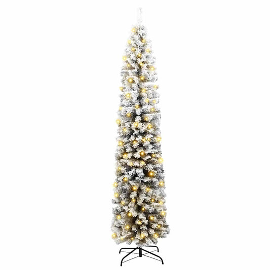 Künstlicher Weihnachtsbaum mit 300 LEDs mit Ständer Grün 240 cm