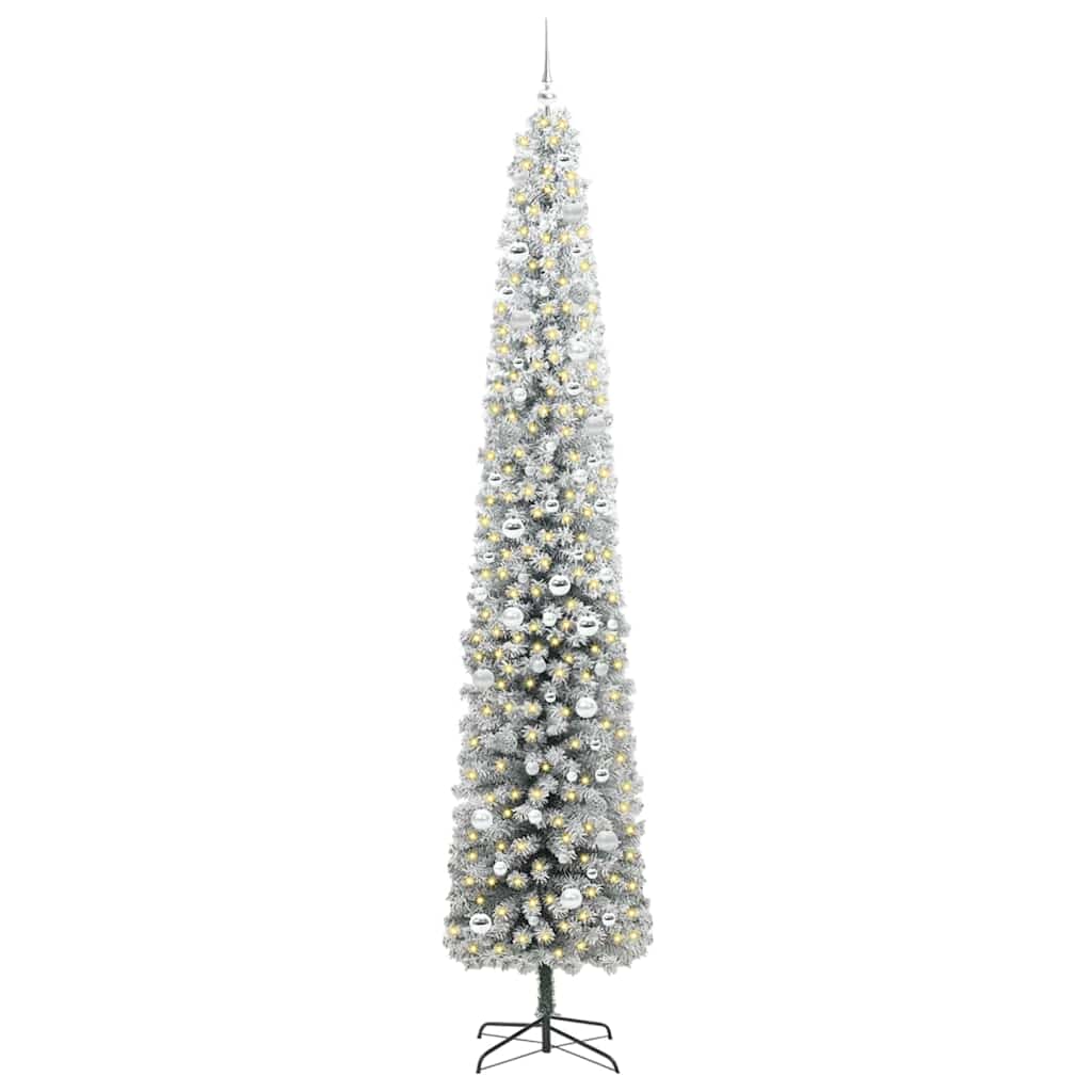 Künstlicher Weihnachtsbaum mit 300 LEDs mit Ständer Grün 270 cm