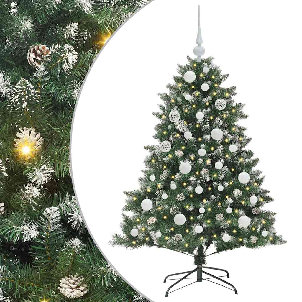 Künstlicher Weihnachtsbaum mit 150 LEDs Grün 85 x 85 x 120 cm