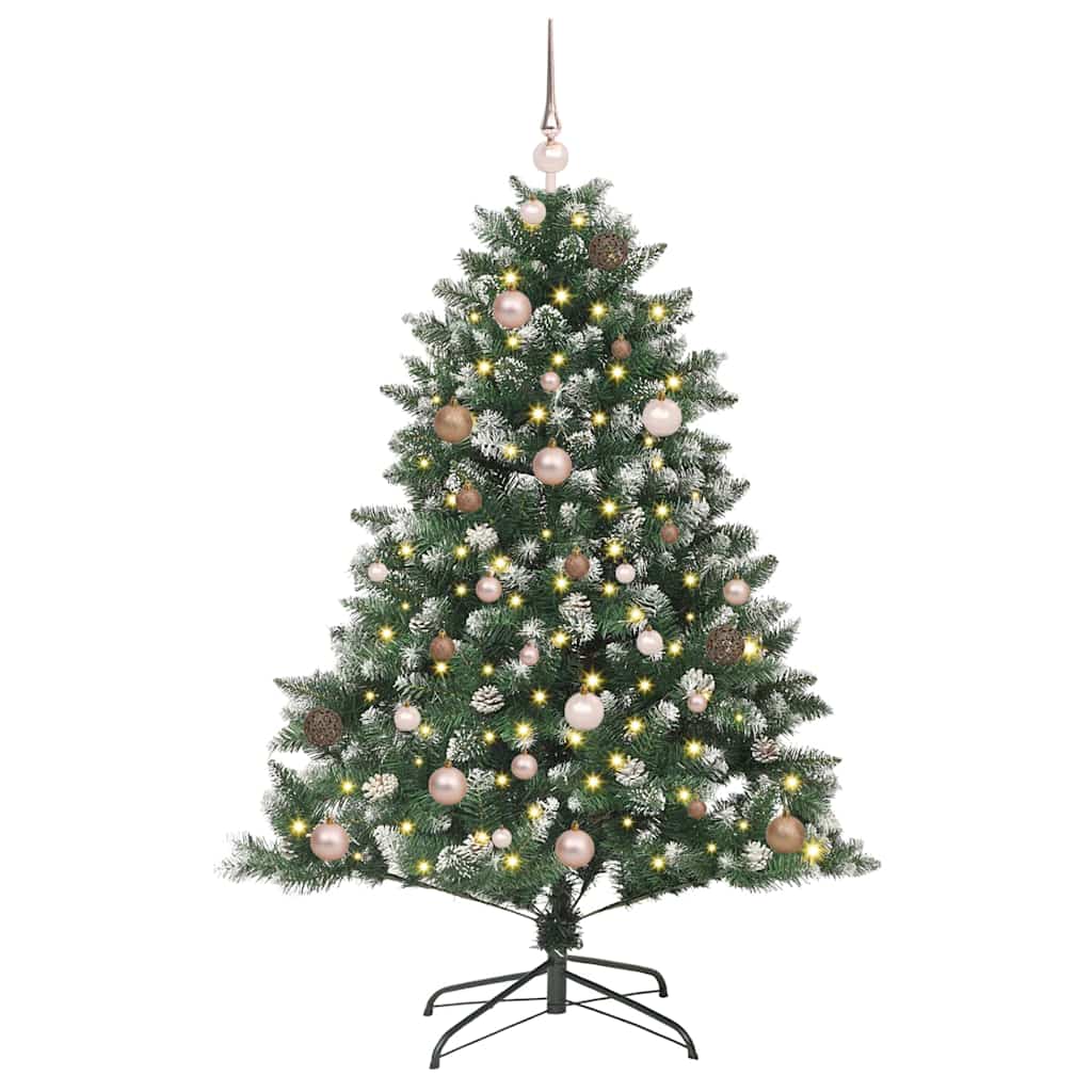 Künstlicher Weihnachtsbaum mit 150 LEDs Grün 105 x 105 x 150 cm