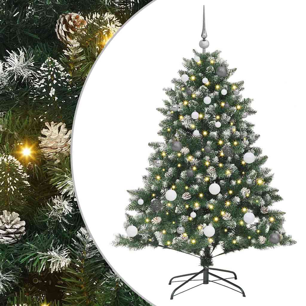 Künstlicher Weihnachtsbaum mit 150 LEDs Grün 105 x 105 x 150 cm
