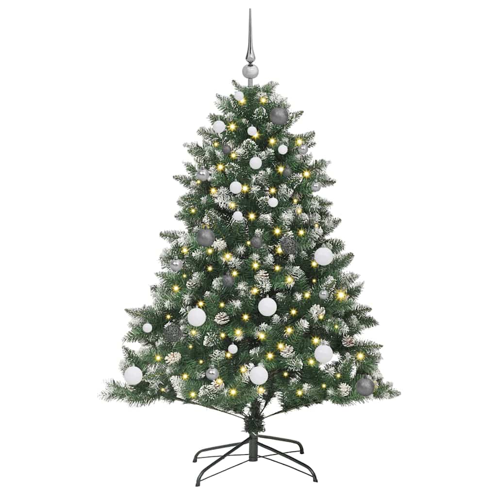 Künstlicher Weihnachtsbaum mit 150 LEDs Grün 105 x 105 x 150 cm