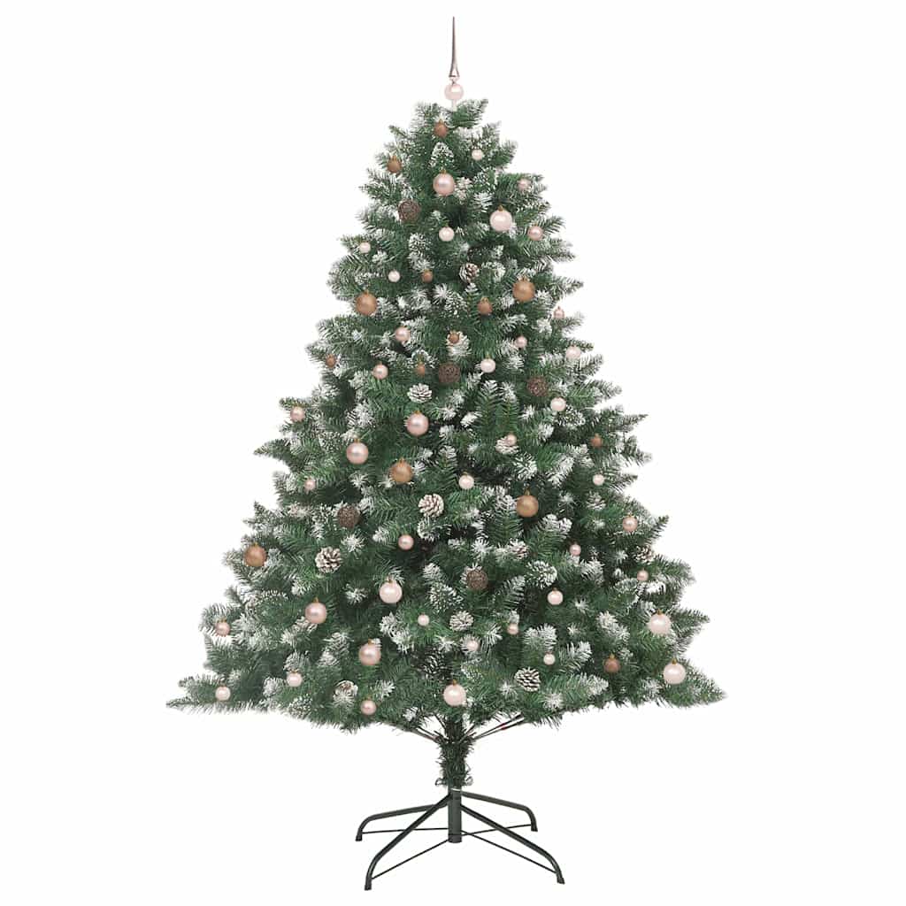 Künstlicher Weihnachtsbaum mit 300 LEDs Grün 160 x 160 x 240 cm