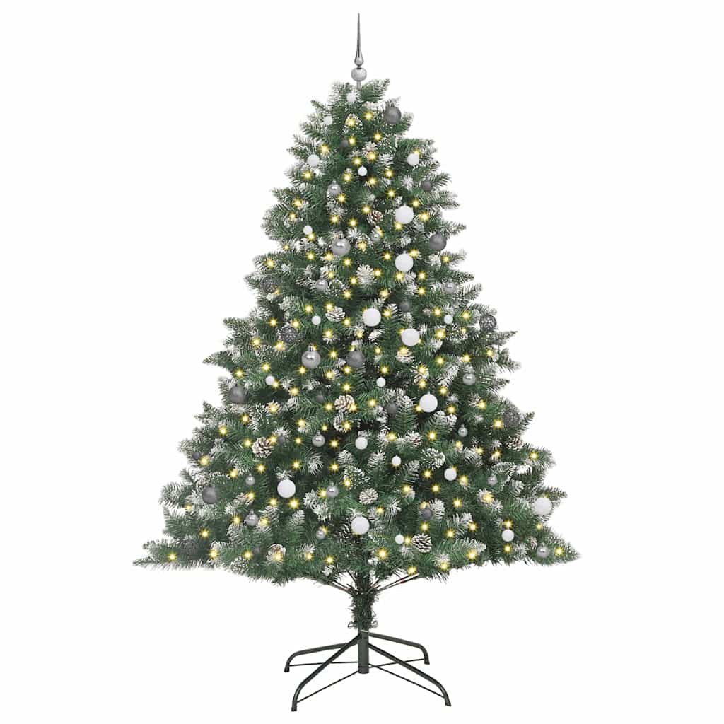 Künstlicher Weihnachtsbaum mit 300 LEDs Grün 160 x 160 x 240 cm