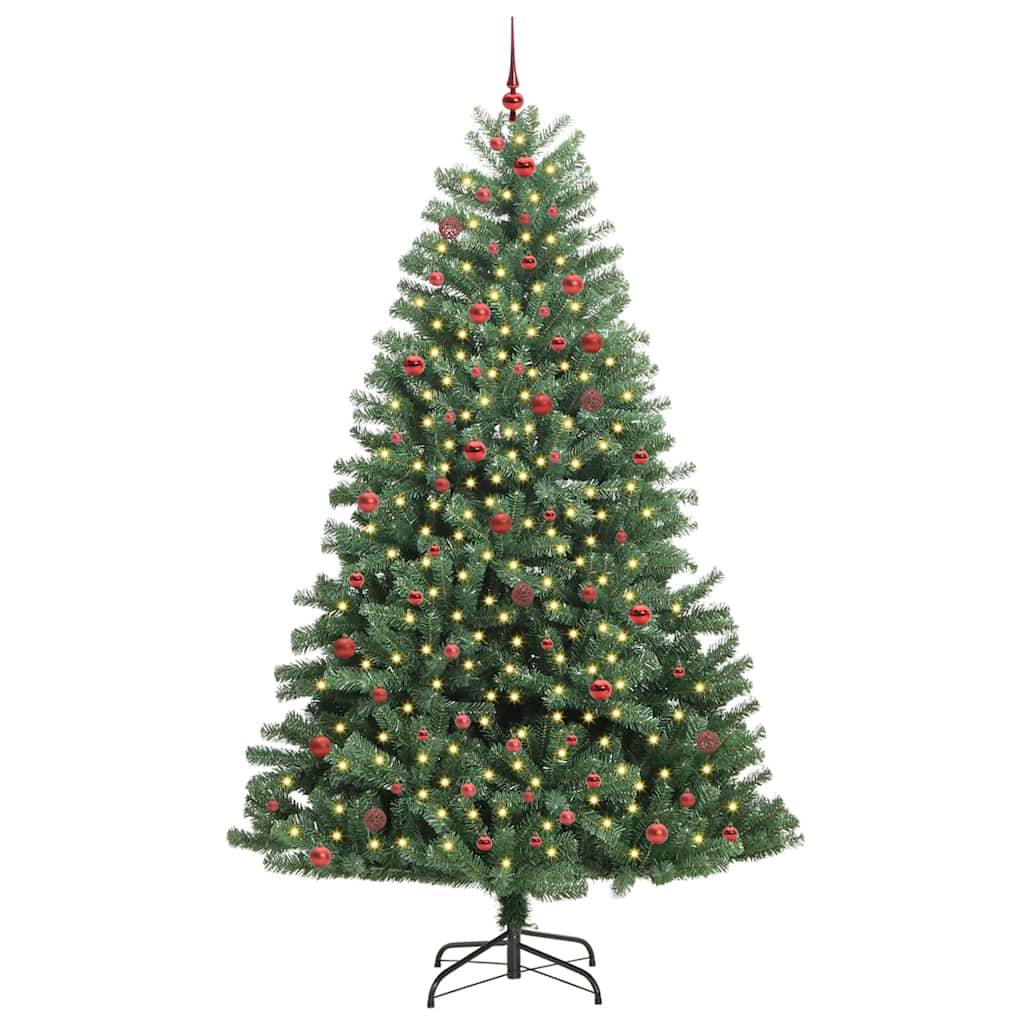 Künstlicher klappbarer Weihnachtsbaum Grün 270 cm