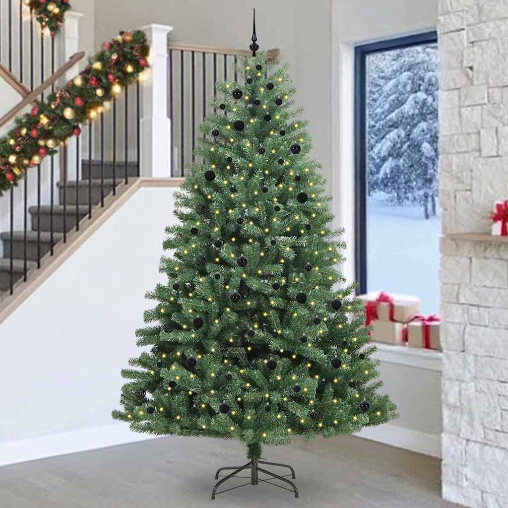 Künstlicher klappbarer Weihnachtsbaum Grün 270 cm