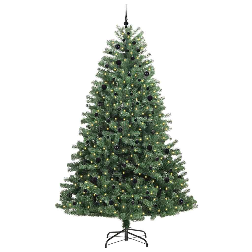 Künstlicher klappbarer Weihnachtsbaum Grün 270 cm