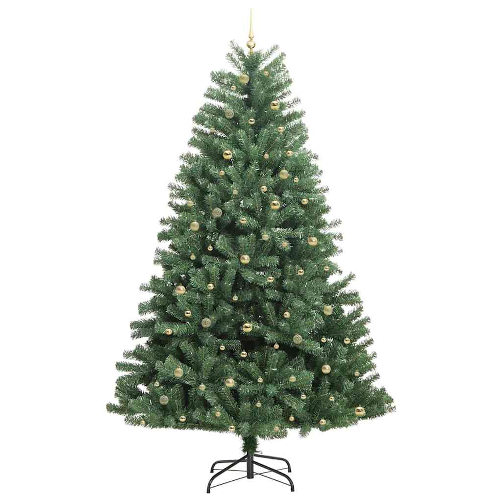 Künstlicher klappbarer Weihnachtsbaum Grün 270 cm