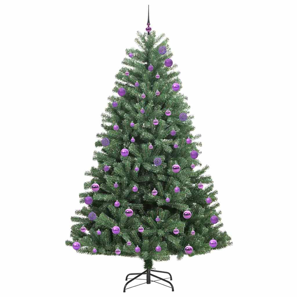 Künstlicher klappbarer Weihnachtsbaum Grün 270 cm