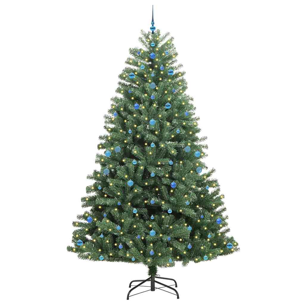 Künstlicher klappbarer Weihnachtsbaum Grün 270 cm