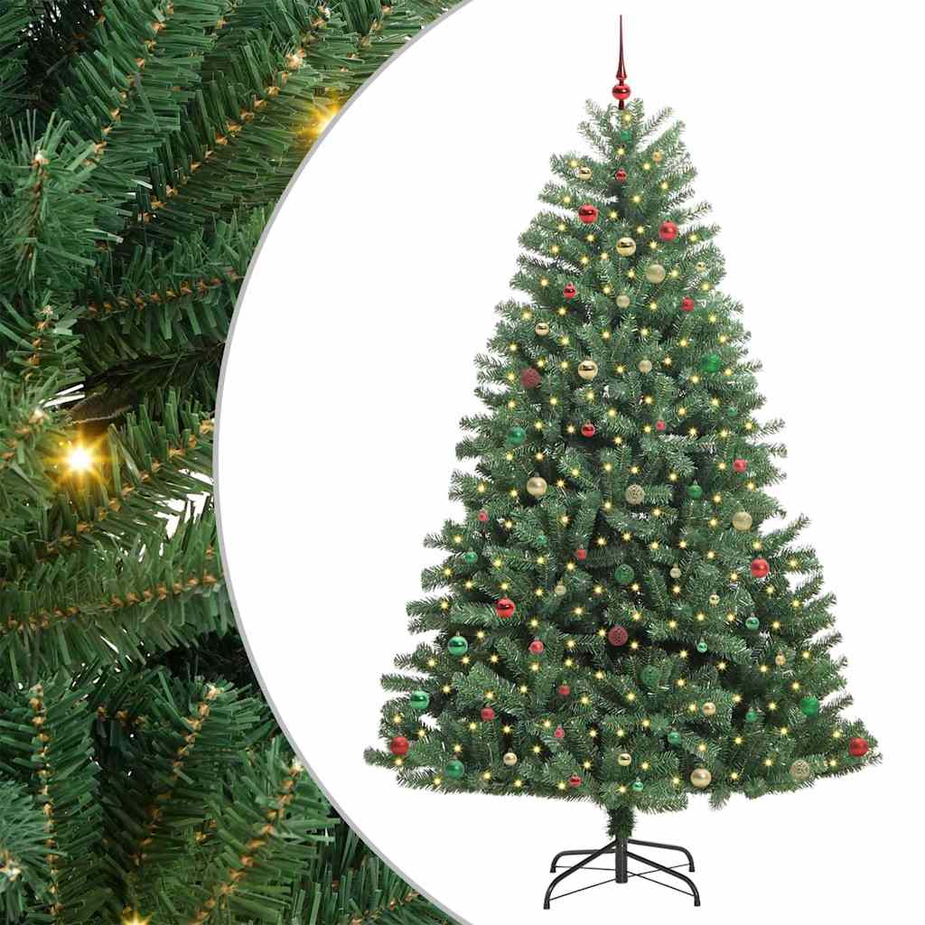 Künstlicher klappbarer Weihnachtsbaum Grün 270 cm