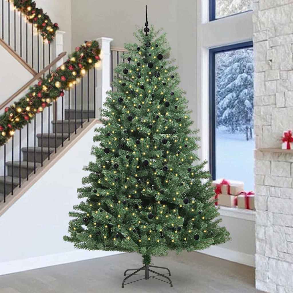 Künstlicher klappbarer Weihnachtsbaum Grün 300 cm