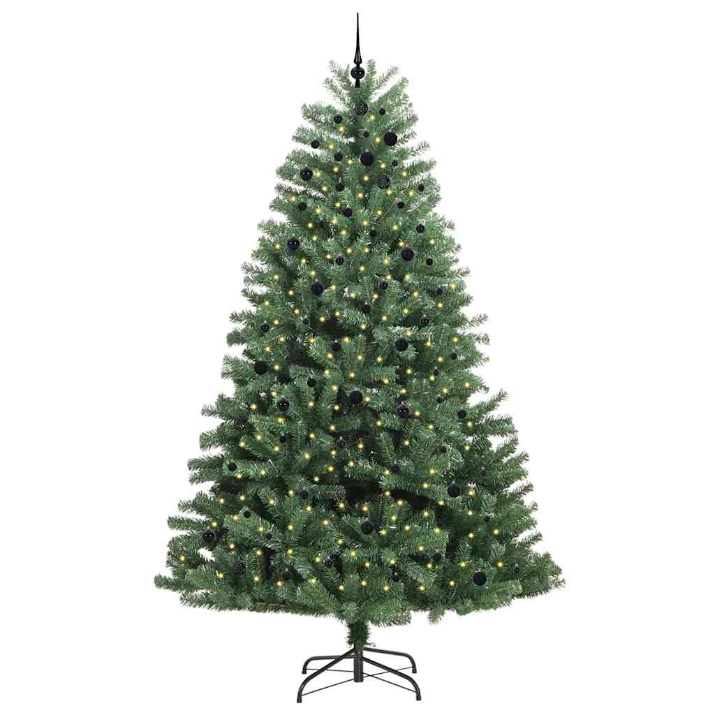 Künstlicher klappbarer Weihnachtsbaum Grün 300 cm