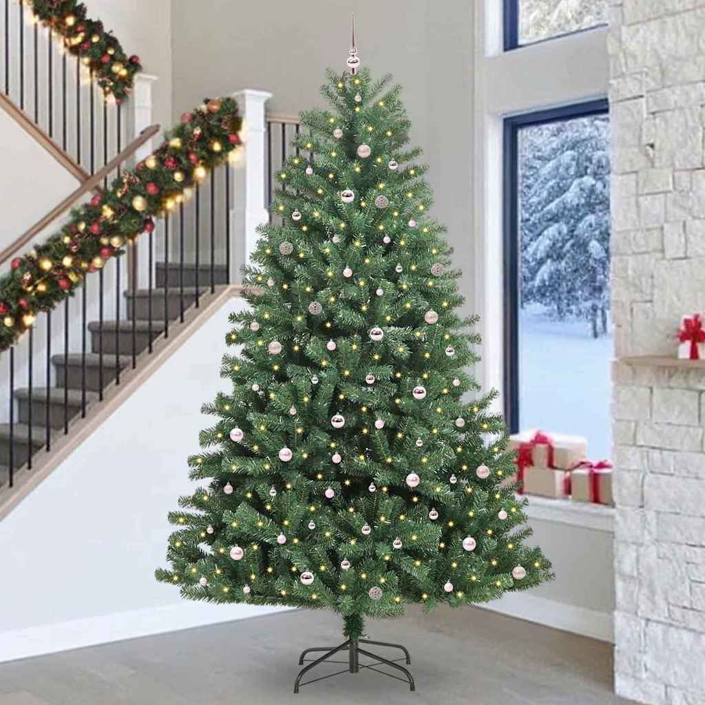 Künstlicher klappbarer Weihnachtsbaum Grün 300 cm