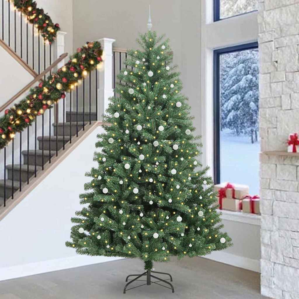 Künstlicher klappbarer Weihnachtsbaum Grün 300 cm