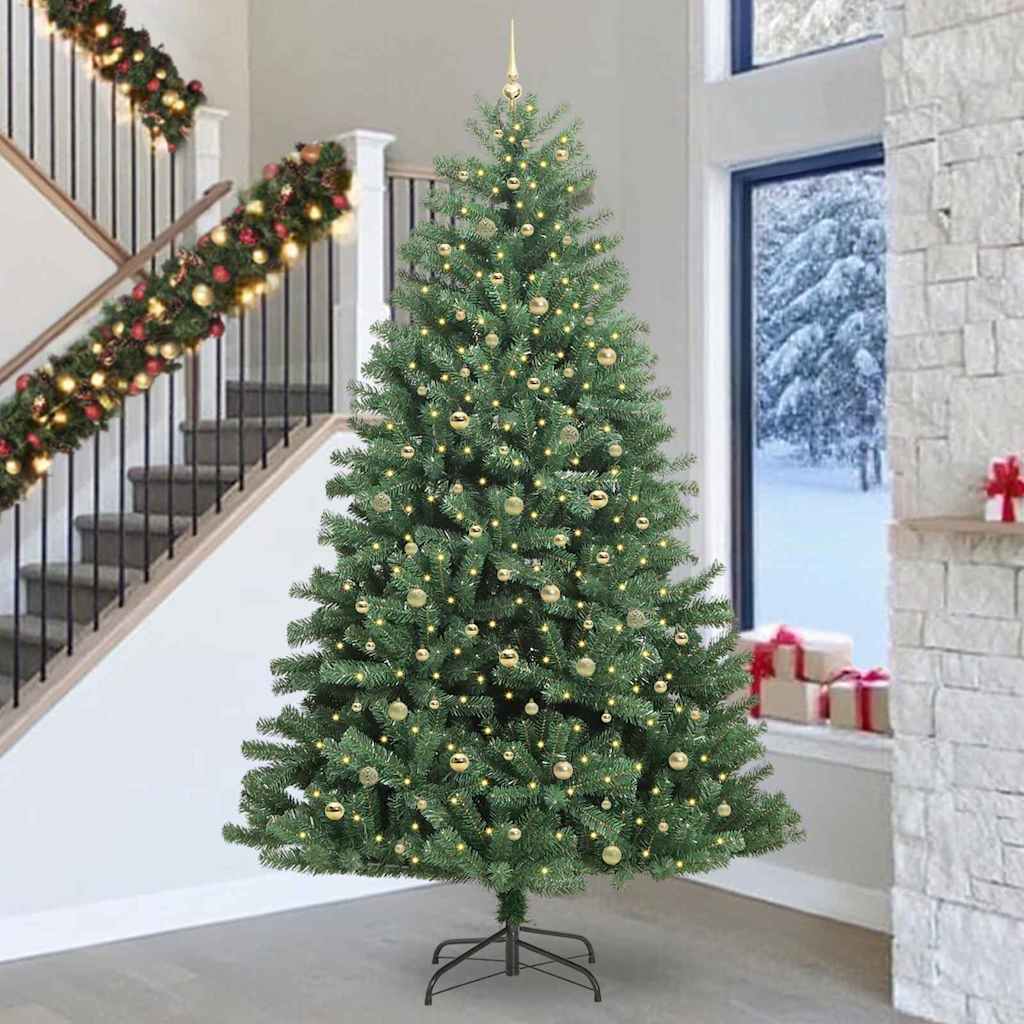 Künstlicher klappbarer Weihnachtsbaum Grün 300 cm