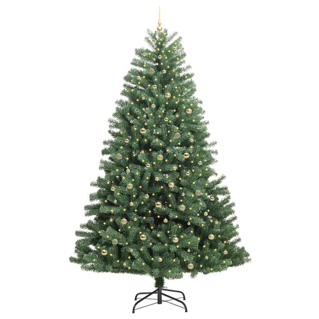 Künstlicher klappbarer Weihnachtsbaum Grün 300 cm