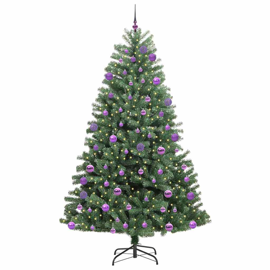 Künstlicher klappbarer Weihnachtsbaum Grün 300 cm