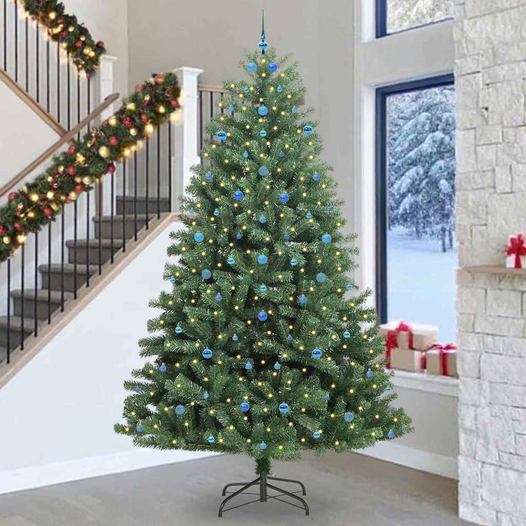 Künstlicher klappbarer Weihnachtsbaum Grün 300 cm
