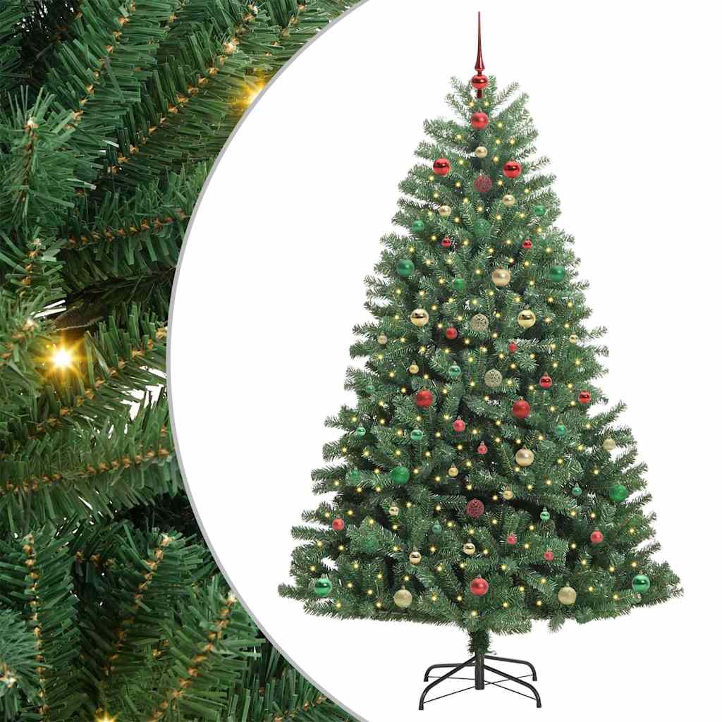 Künstlicher klappbarer Weihnachtsbaum Grün 300 cm
