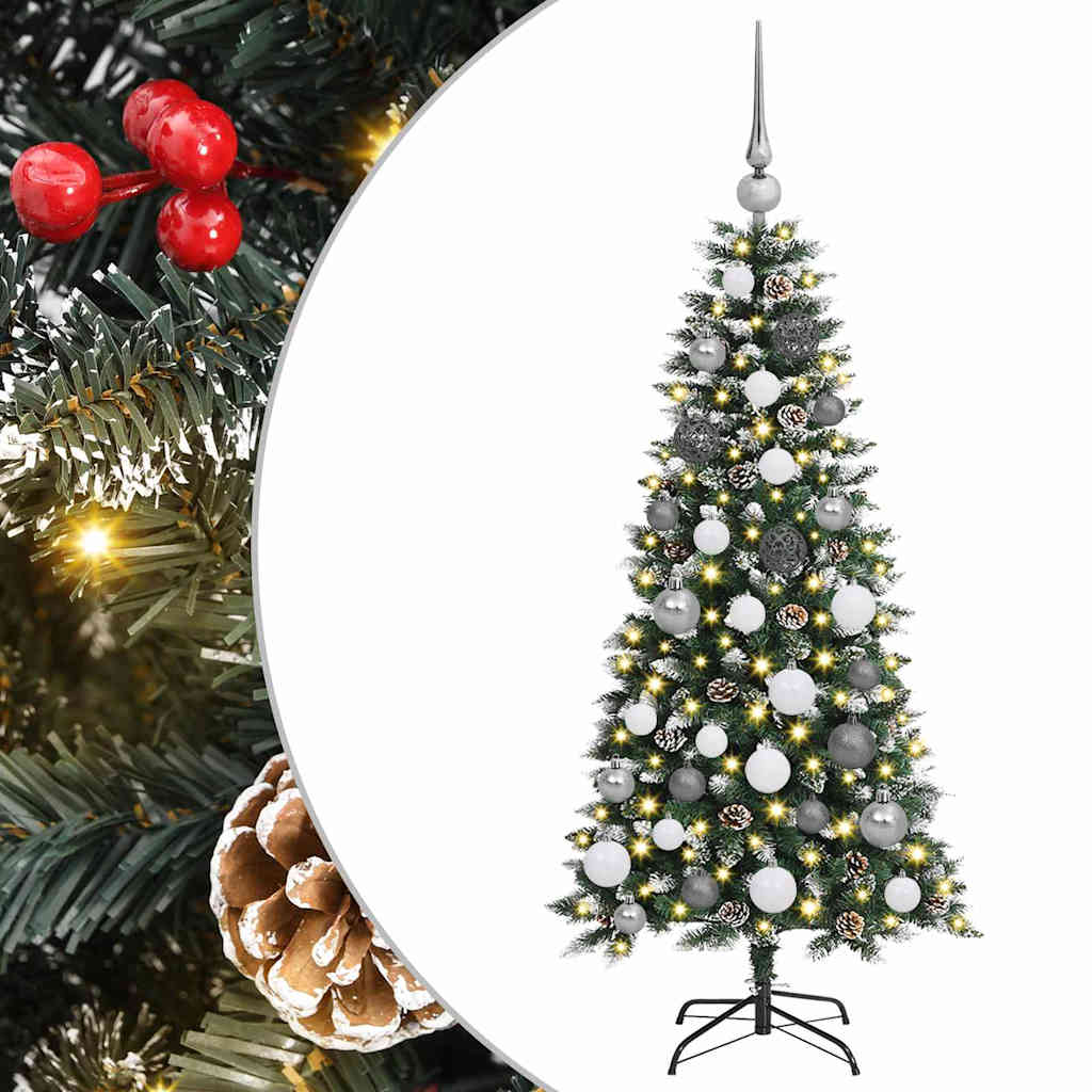 Künstlicher Weihnachtsbaum mit 150 LEDs Grün 55 x 55 x 120 cm