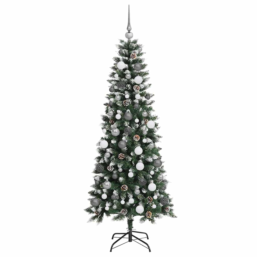Künstlicher Weihnachtsbaum mit 300 LEDs Grün 76 x 76 x 180 cm