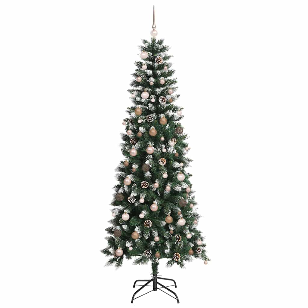 Künstlicher Weihnachtsbaum mit 300 LEDs Grün 86 x 86 x 210 cm