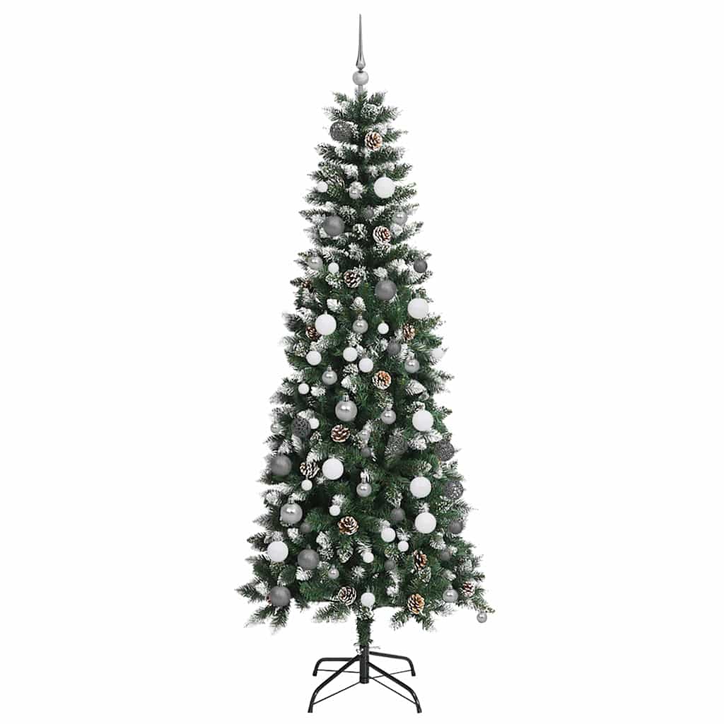 Künstlicher Weihnachtsbaum mit 300 LEDs Grün 86 x 86 x 210 cm
