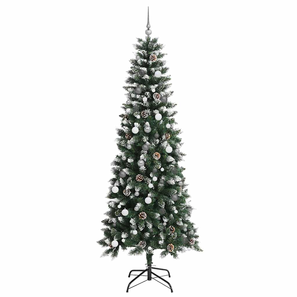 Künstlicher Weihnachtsbaum mit 300 LEDs Grün 96 x 96 x 240 cm
