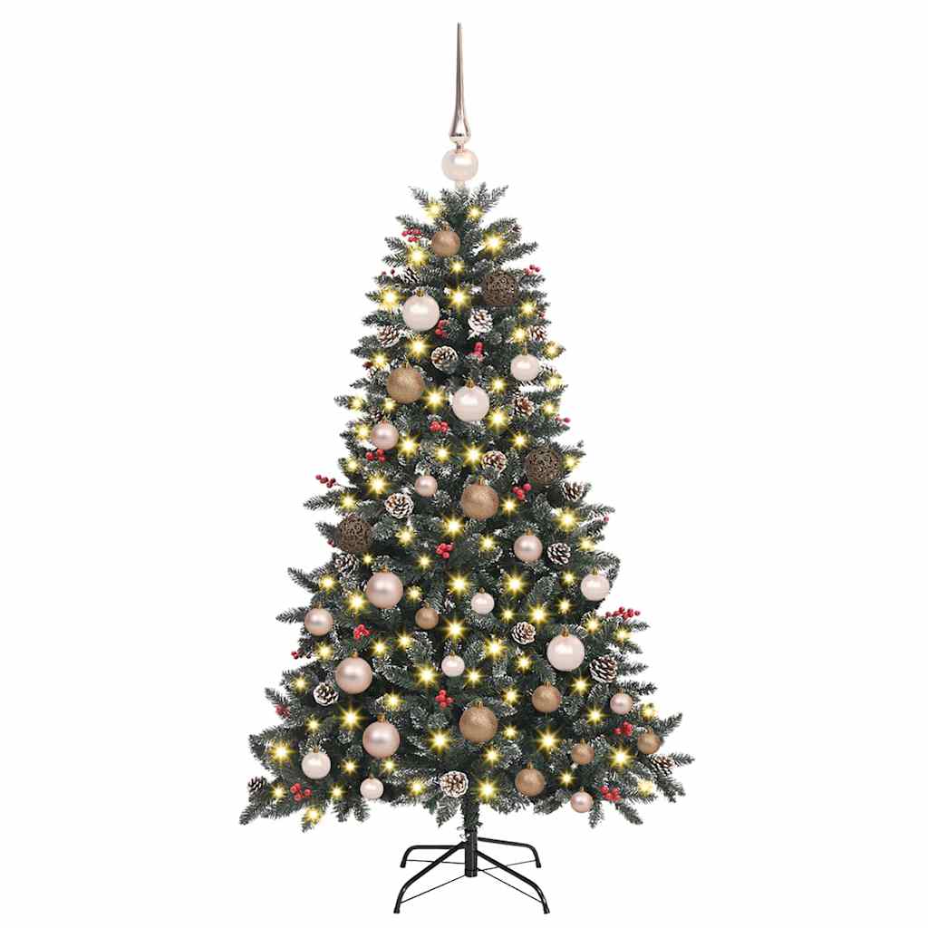 Künstlicher Weihnachtsbaum mit 150 LEDs Grün 68 x 68 x 120 cm