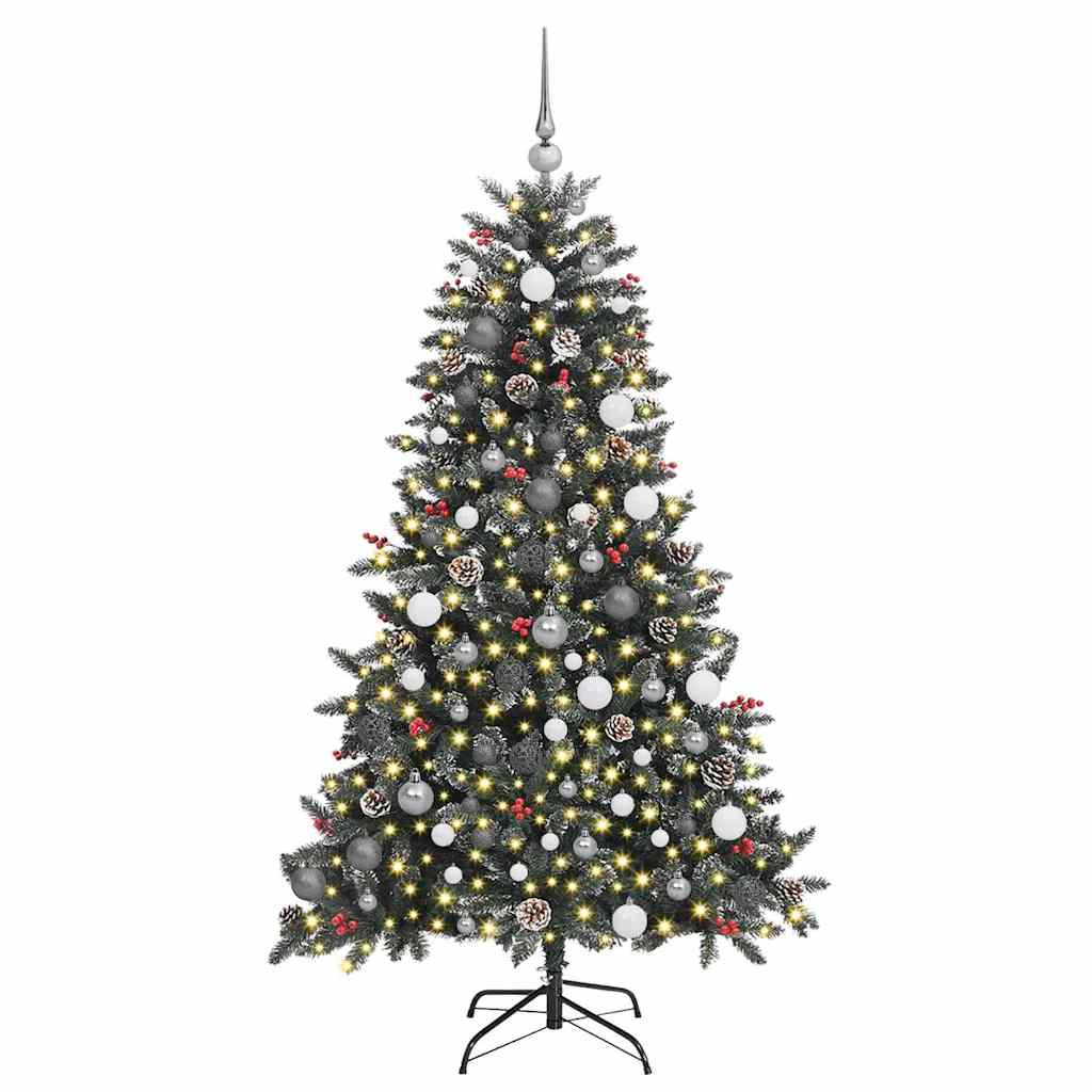 Künstlicher Weihnachtsbaum mit 300 LEDs Grün 99 x 99 x 180 cm