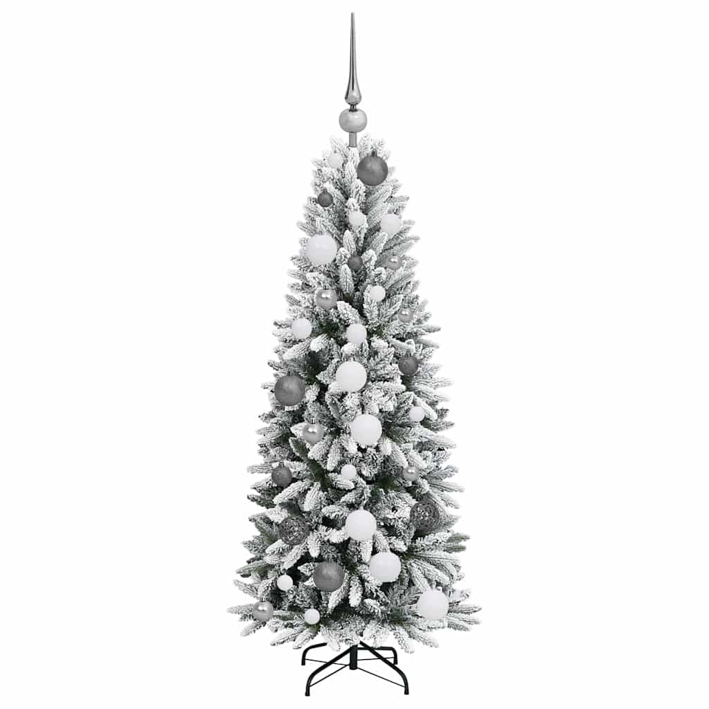 Künstlicher Weihnachtsbaum mit 150 LEDs Weiß 53 x 53 x 120 cm
