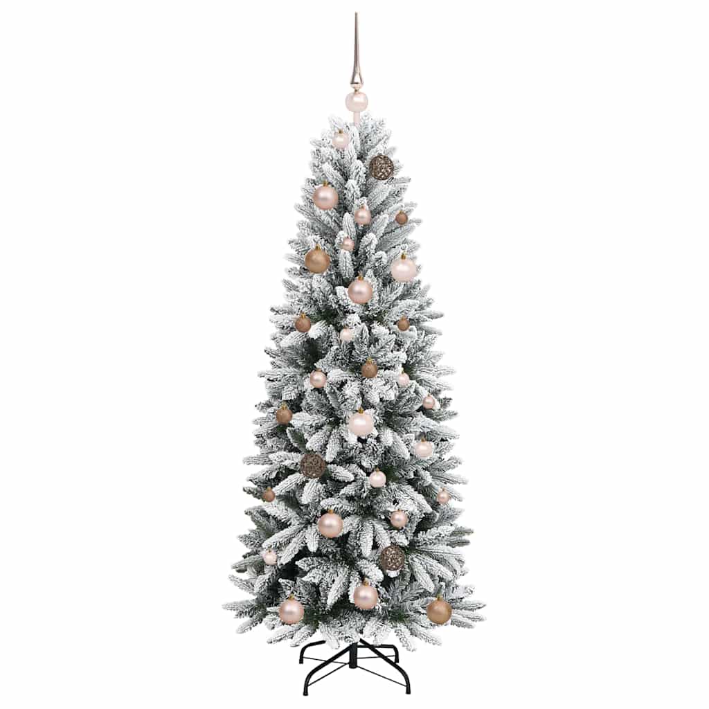 Künstlicher Weihnachtsbaum mit 150 LEDs Weiß 63 x 63 x 150 cm