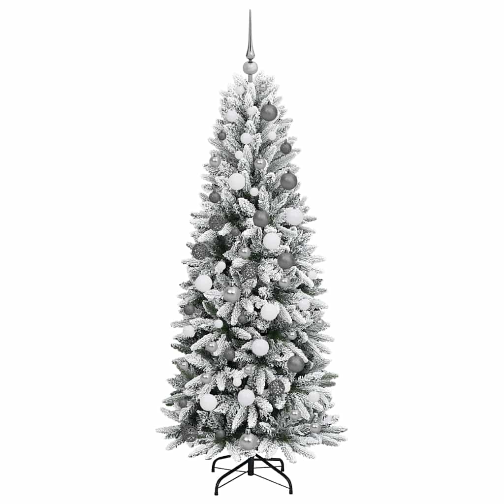 Künstlicher Weihnachtsbaum mit 300 LEDs Weiß 73 x 73 x 180 cm