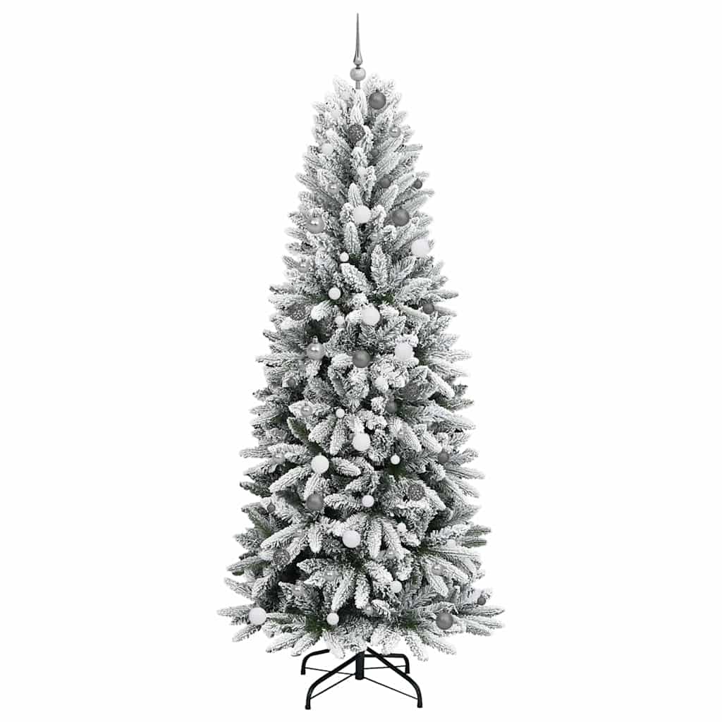 Künstlicher Weihnachtsbaum mit 300 LEDs Weiß 93 x 93 x 240 cm