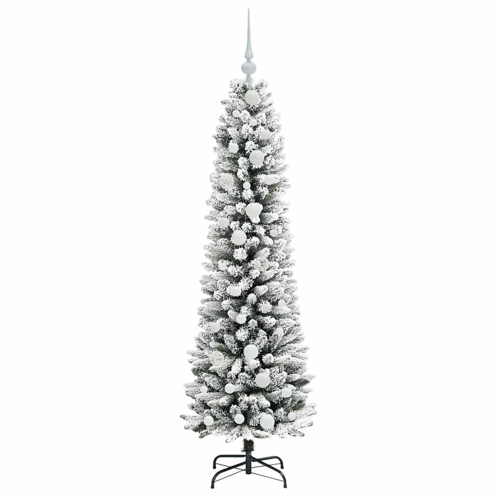 Künstlicher Weihnachtsbaum mit 150 LEDs Grün und Weiß 150 cm