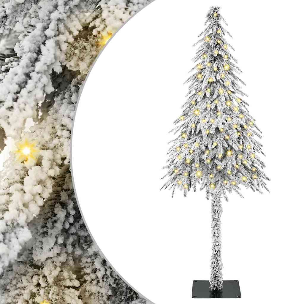 Weihnachtsbaum mit 150 LEDs Weiß 120 cm PE und Stahl