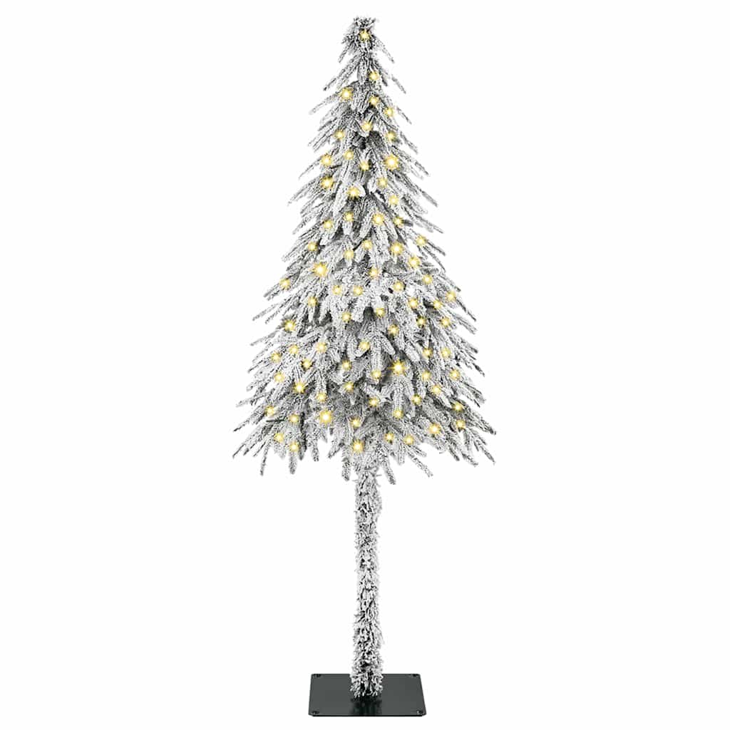 Weihnachtsbaum mit 150 LEDs Weiß 120 cm PE und Stahl