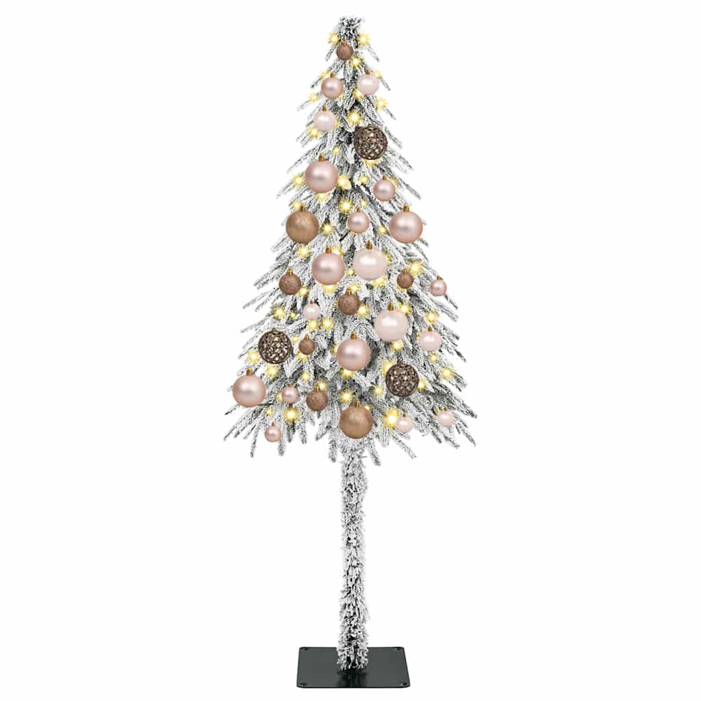 Weihnachtsbaum mit 150 LEDs Weiß 120 cm PE und Stahl