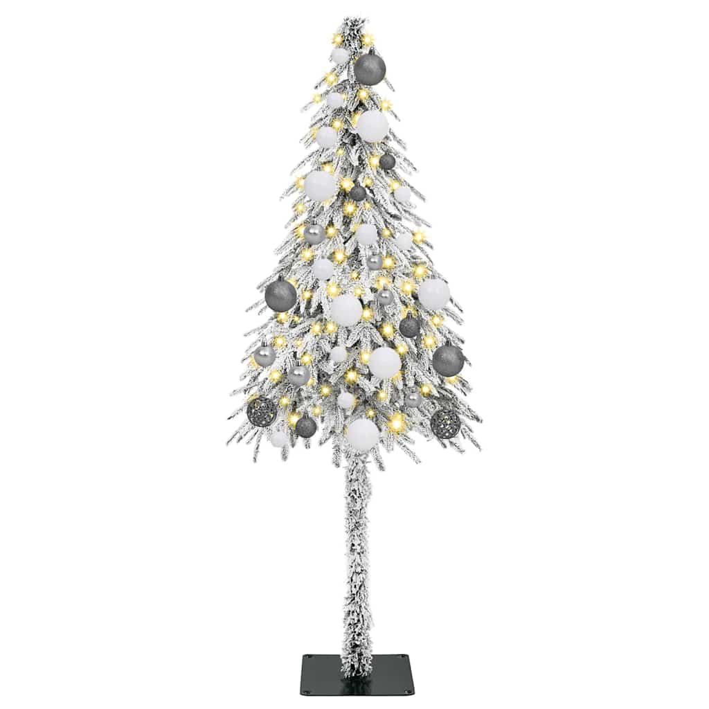 Weihnachtsbaum mit 150 LEDs Weiß 120 cm PE und Stahl