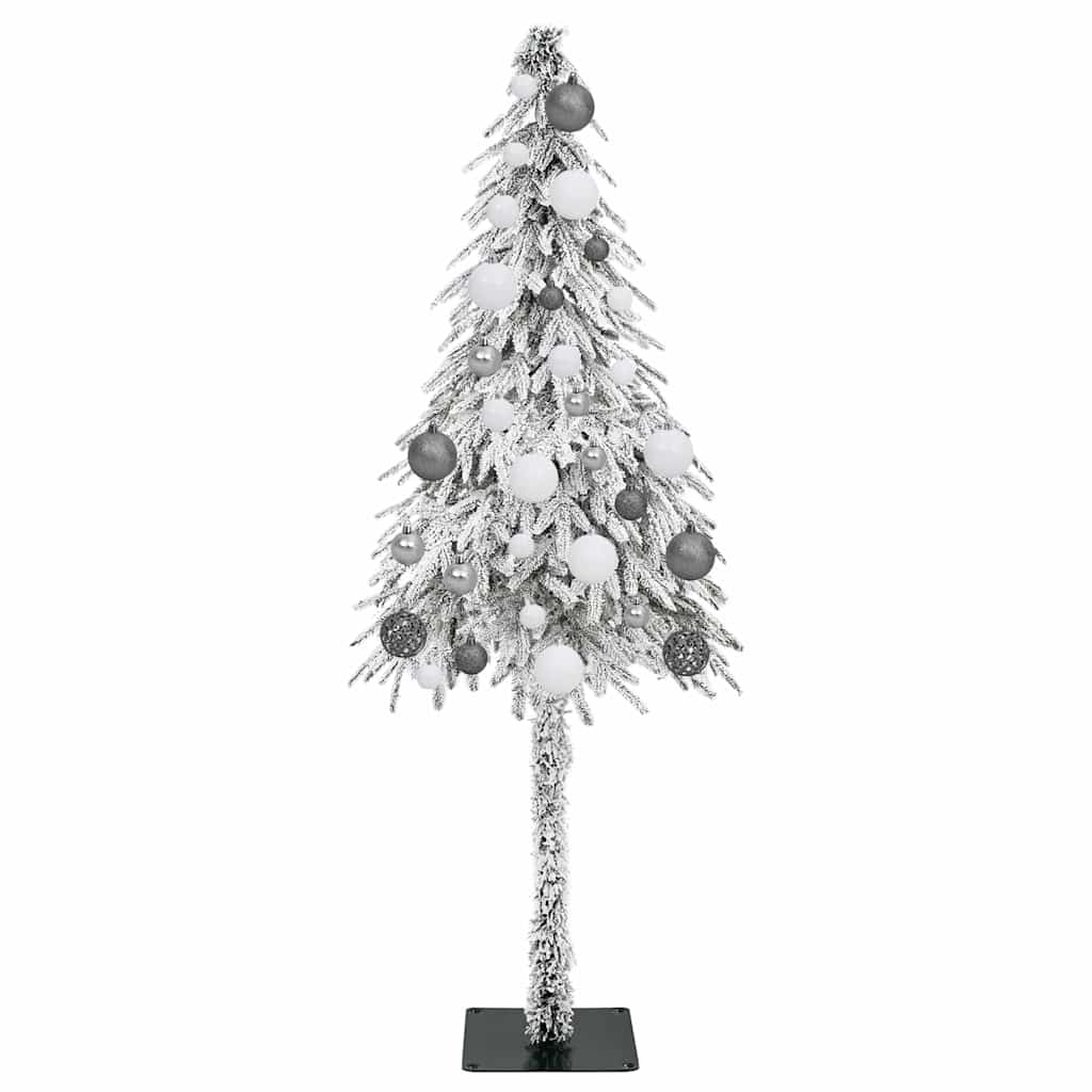 Weihnachtsbaum mit 150 LEDs Weiß 150 cm PE und Stahl