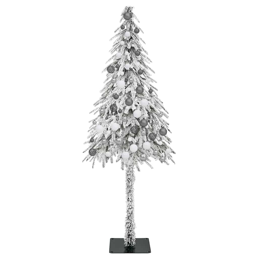 Weihnachtsbaum mit 300 LEDs Weiß 180 cm PE und Stahl