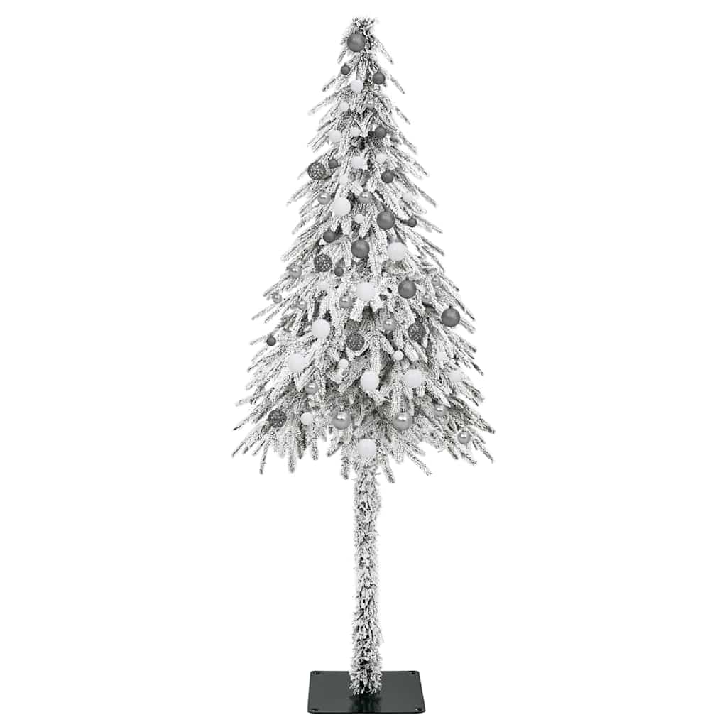 Weihnachtsbaum mit 300 LEDs Weiß 210 cm PE und Stahl