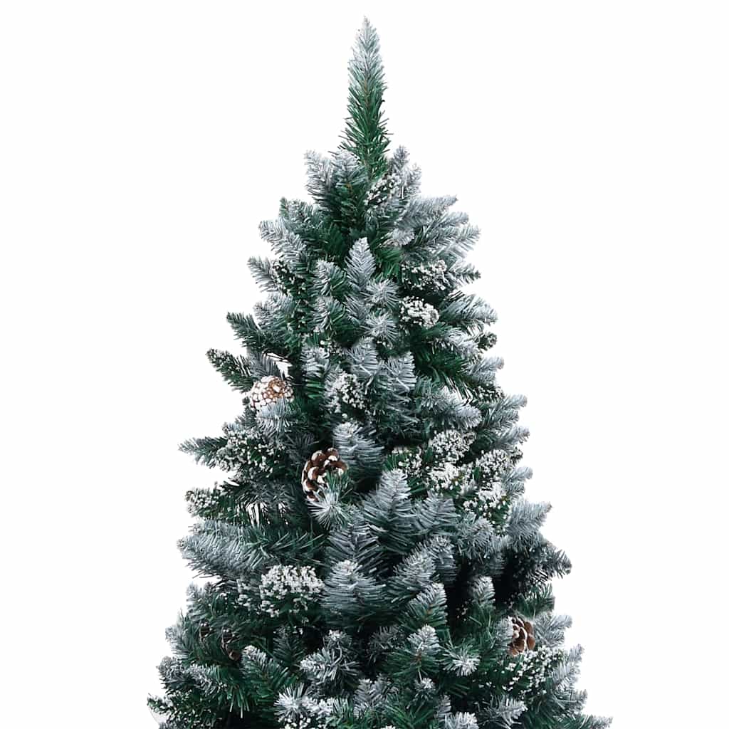 Künstlicher Weihnachtsbaum mit 300 LEDs mit Ständer Grün 180 cm