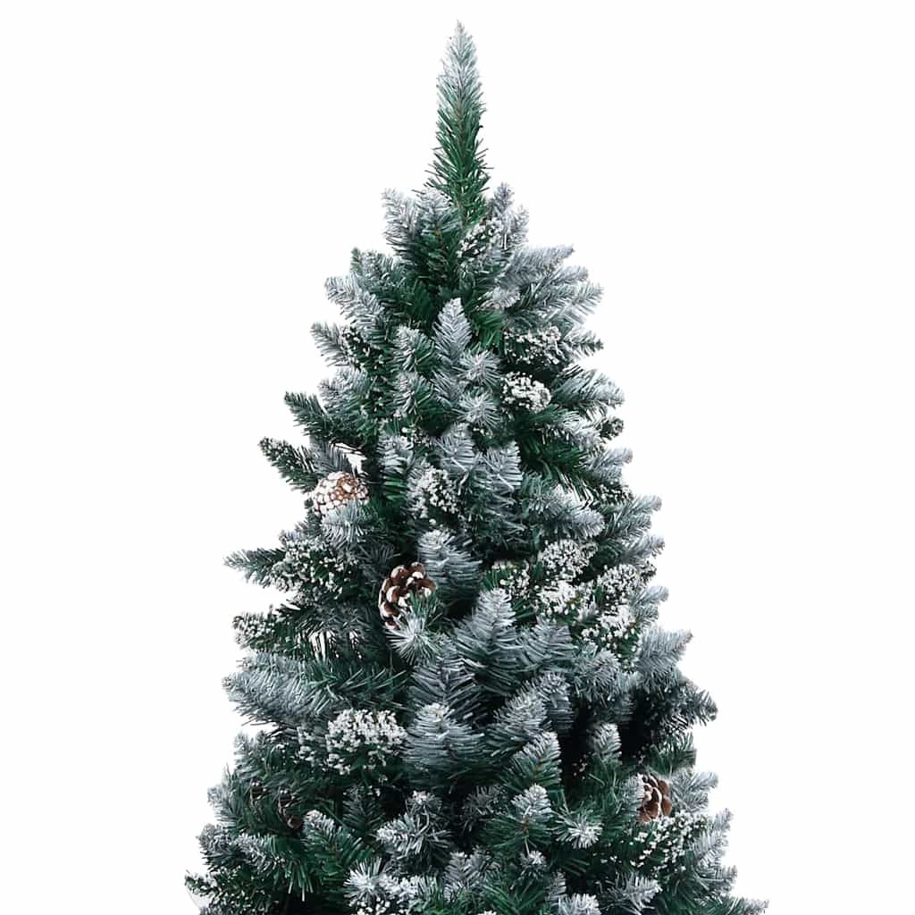 Künstlicher Weihnachtsbaum mit 300 LEDs mit Ständer Grün 180 cm