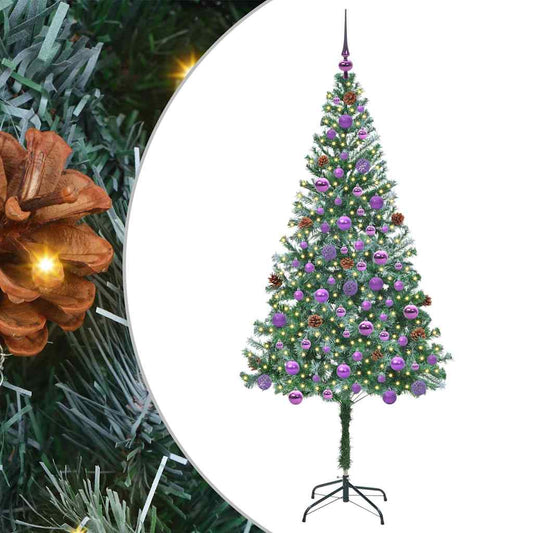 Künstlicher Weihnachtsbaum Grün 180 cm PVC und Stahl