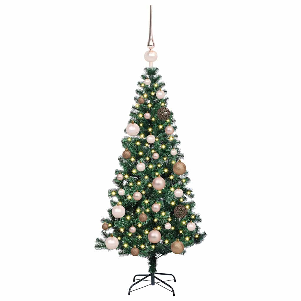 Künstlicher vorbeleuchteter Weihnachtsbaum Grün 120 cm